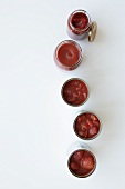 Various tomato sauces from above