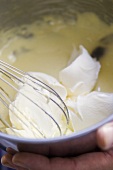 Making mascarpone cream (for tiramisu)