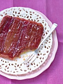 Kleine Rhabarber-Tarte-Tatin