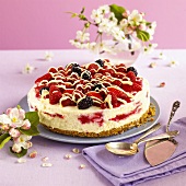 Mixed berry cheesecake