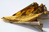 Dried banana leaf