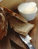 Rustic sourdough bread