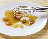 Pepper sauce with orange marmalade and brandy