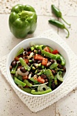 Paprika-Bohnen-Salat