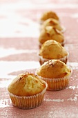 Pineapple muffins with saffron