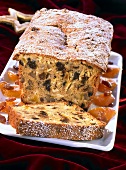 Fruit loaf for Christmas