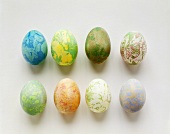 Marbled Easter eggs