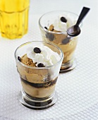 Eiskaffee (iced coffee drink) with chocolate ice cream & cream
