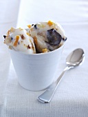 Ice cream with candied fruit (for diabetics)