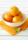 Oranges in a bowl