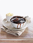 Chocolate pudding (UK)