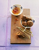 Meatballs with Asian dip