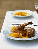 Paparo all'arancia (duck with oranges), Tuscany, Italy