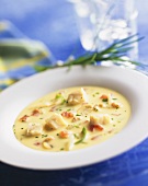 Creamy fish soup