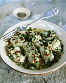 Moroccan-style marinated cod