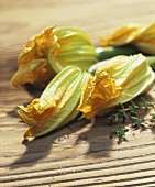 Courgette flowers