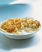 Cod and seafood cobbler