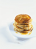 Pancakes with maple syrup