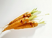 Carrots with faces
