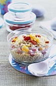 Rice salad with peppers
