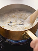Coconut rice pudding