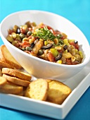 Caponata (sweet and sour vegetable dish, Italy)