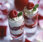 Raspberry trifle