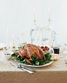 Traditional Christmas roast turkey