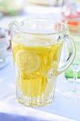 A jug of lemonade