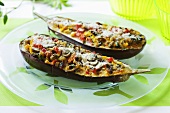 Stuffed aubergines