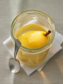 Mustard-pickled pear