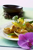 Stir-fried fish curry