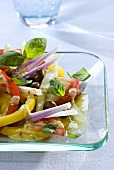 Condiglione (Summer salad with anchovy dressing, Italy)