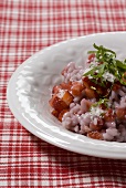 Risotto alle fragole (strawberry risotto), Piedmont, Italy