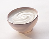 A bowl of yoghurt