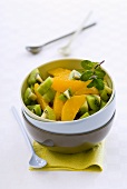 Kiwi fruit and orange salad