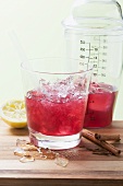 Cinny-Mini-Crush (Non-alcoholic drink made with juices & cinnamon)