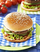 Klassischer Hamburger