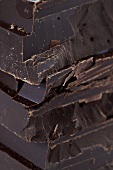 Pieces of chocolate (close-up)