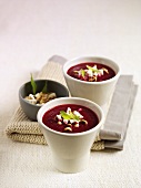 Beetroot and ginger soup
