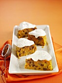 Carrot cake with cream
