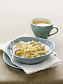 Porridge with bananas
