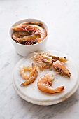 Peeled prawns