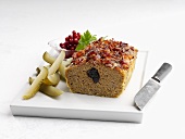 Meatloaf with damson stuffing (Sweden)