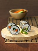 Four chumaki sushi