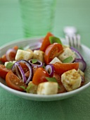 Panzanella (Brotsalat mit Tomaten & Zwiebeln, Italien)