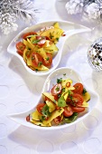 Fruity cherry tomato salad (Christmas)