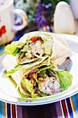 Chicken salad wraps