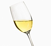 A glass of white wine