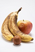 Faules Obst (Bananen, Clementine, Apfel)